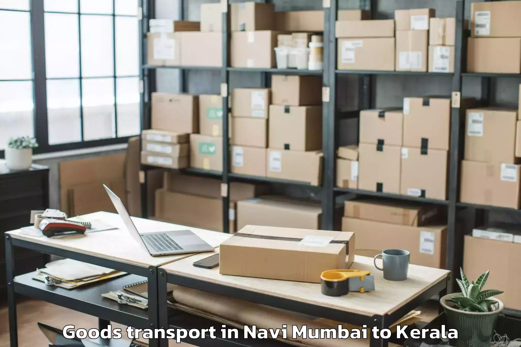 Trusted Navi Mumbai to Y Mall Thriprayar Goods Transport